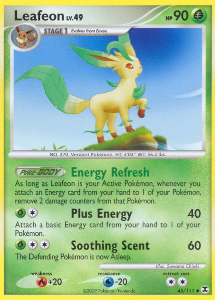 leaf energy pokemon card value Amazon.com: Pokemon Grass Energy SVE 009 Card Set x11 main image 1