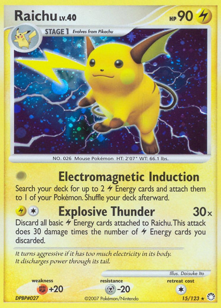 Raichu 15/123 Price 2026 | Mysterious Treasures