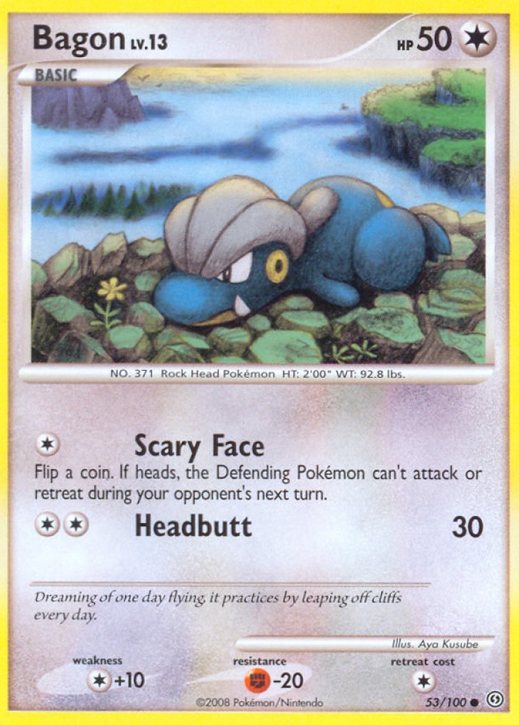 shiny bagon pokemon card Shiny Bagon Card! : r/PokemonTCG