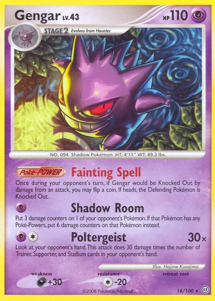 pokémon cards with pumpkin pikachu symbol Gengar Pokemon Lost Origin Full Art #TG06 PSA 9 main image 0