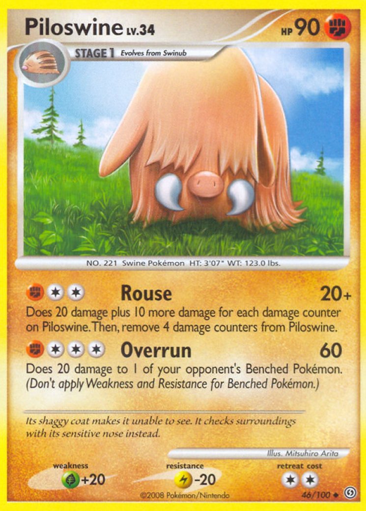 piloswine pokemon card value Pokemon Foil Virbank City Gym Trainer – Eclipse Collectibles main image 1