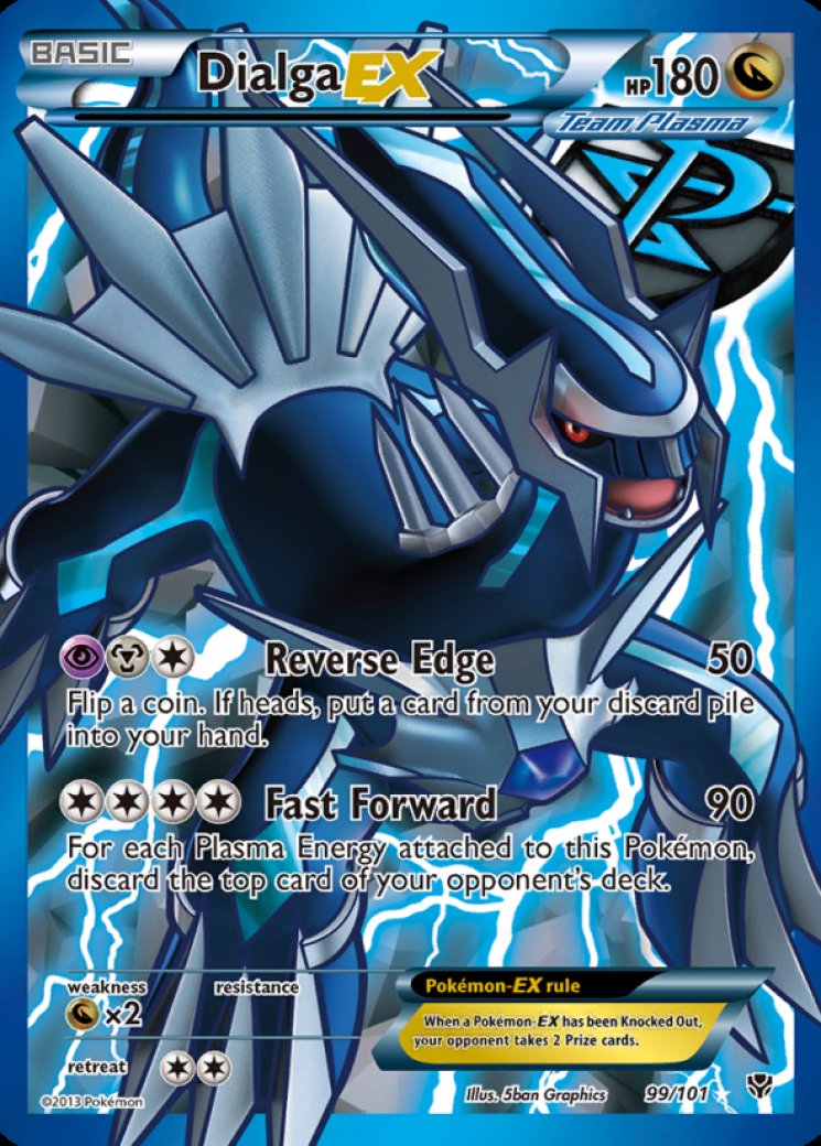 Dialga EX (Team Plasma) (99 Full Art) 99/101 Price 2026 | Plasma Blast