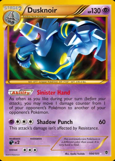 Dusknoir (104 Secret Rare)