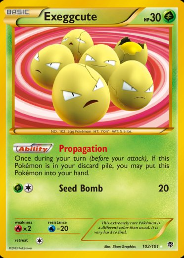 Exeggcute (102 Secret Rare)