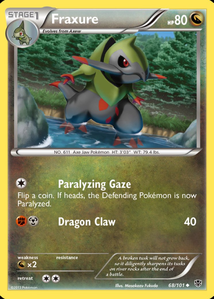 fraxure pokemon card value Fraxure [Reverse Holo] #111 Prices | Pokemon Brilliant Stars