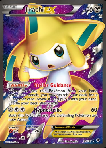 Jirachi EX (98 Full Art)