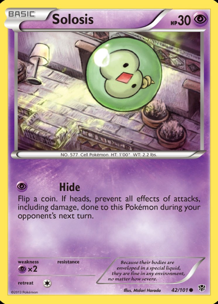 solosis pokemon card value Pokmon TCG Cards for sale White series. Solosis Black Bolt Pokemon Card