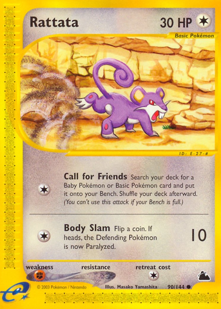 Rattata 90/144 Price 2026 | Skyridge