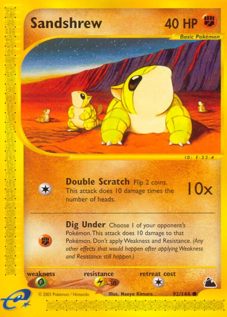 Sandshrew 92/144 Price 2026 | Skyridge