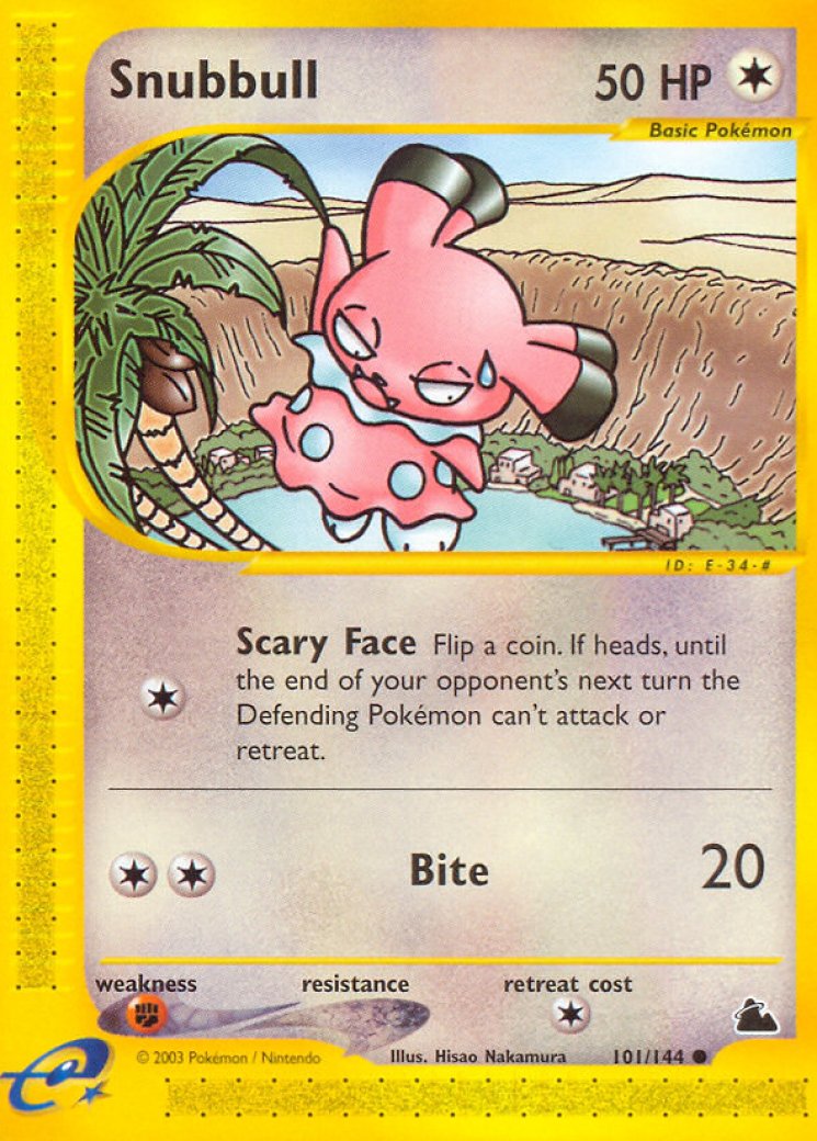 snubbull pokemon card detective pikachu Snubbull - 15/18 - Detective Pikachu