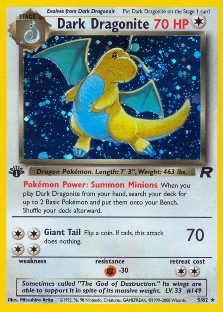 PSA8 旧裏 わるいカイリュー DARK DRAGONITE てしたをよぶ 2004 Dark Dragonite PSA 8 1st Edition - Cardova Japan