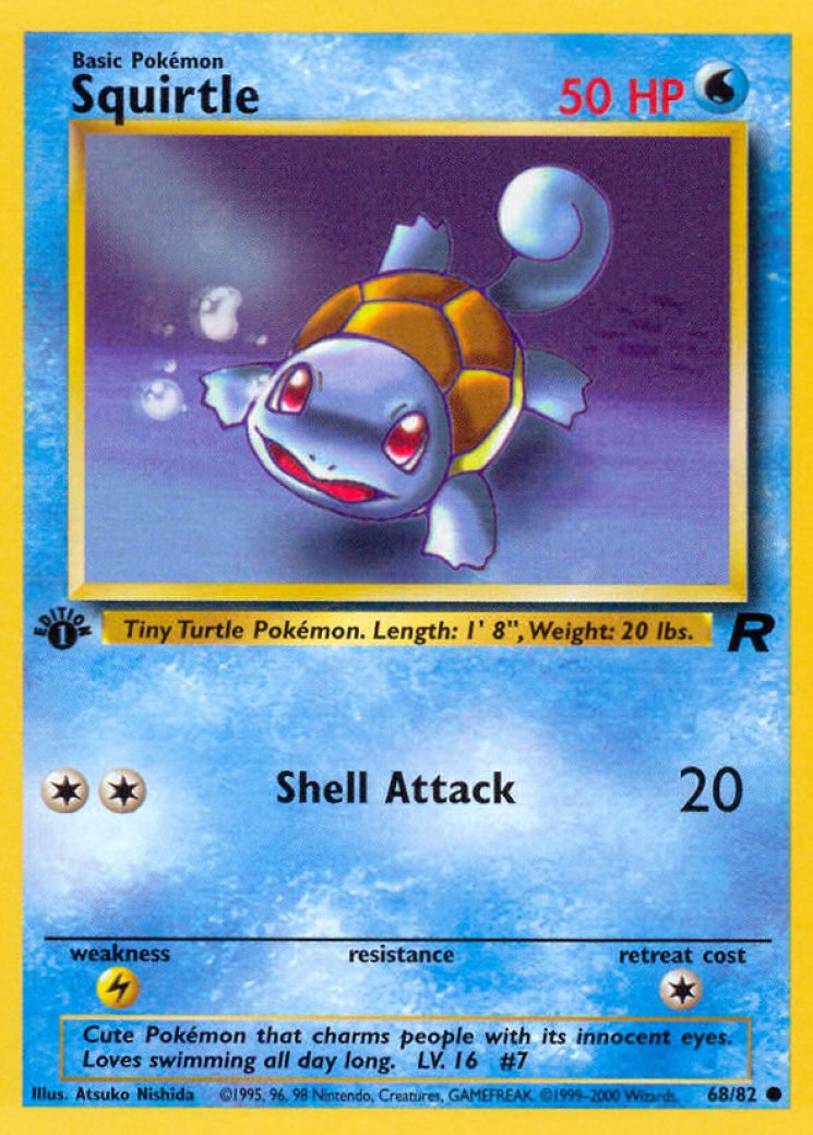 Squirtle - Team Rocket - Pokemon Card Prices & Trends