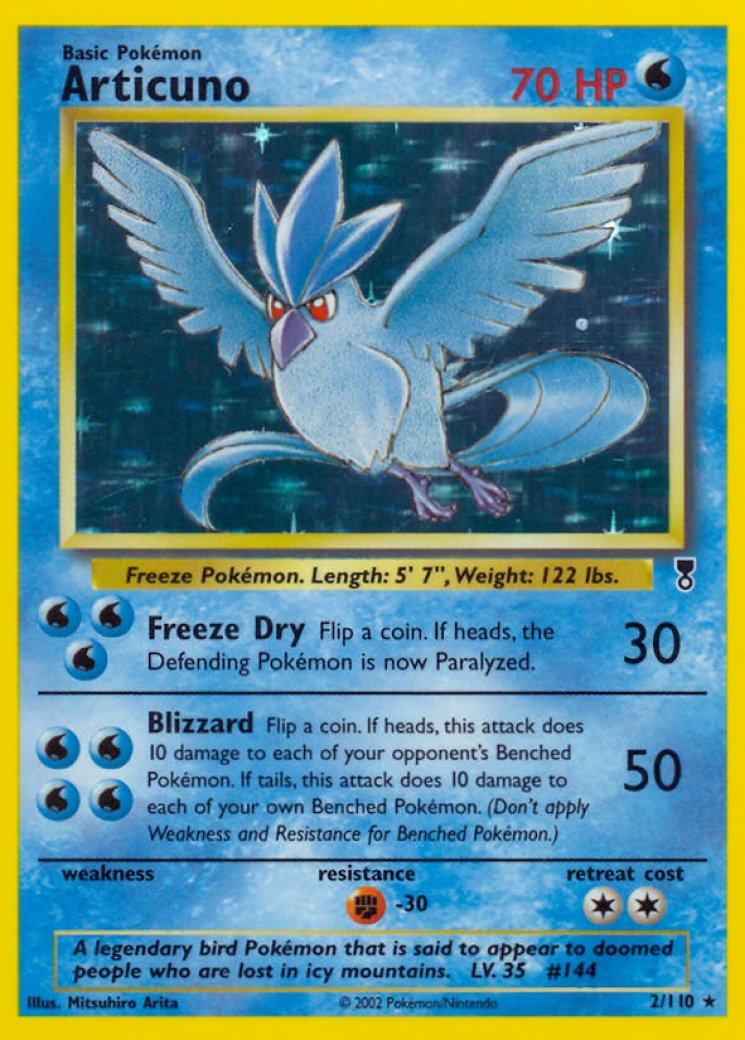 Articuno 2/110 Price 2026 | Legendary Collection