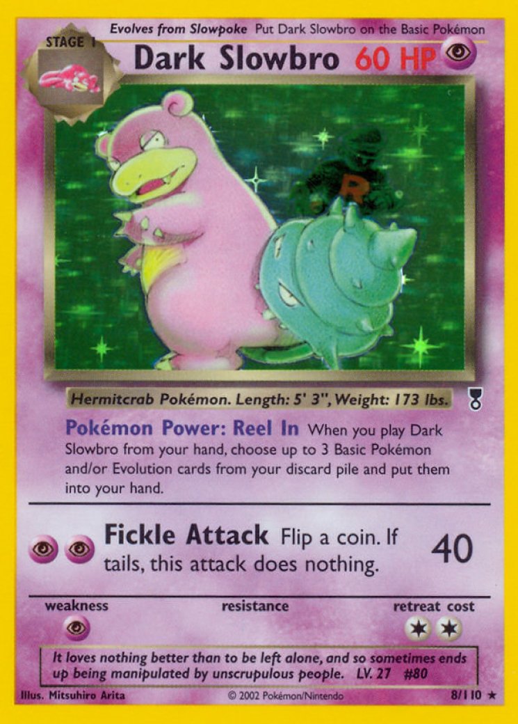 Dark Slowbro 8/110 Price 2026 | Legendary Collection