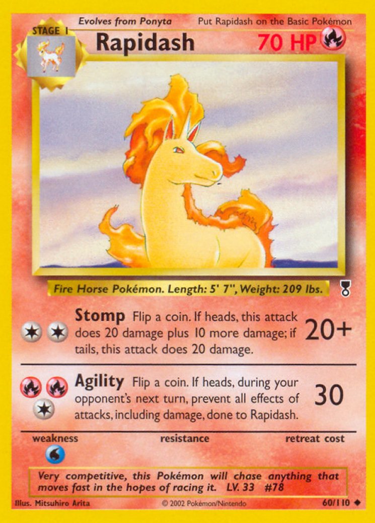 Rapidash 60/110 Price 2026 | Legendary Collection