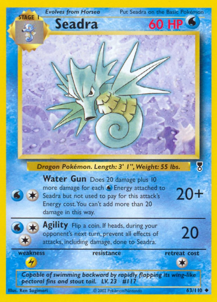 what is the rarest card pokemon Mistys Seadra HOLO - 9/132 Prerelease main image 1