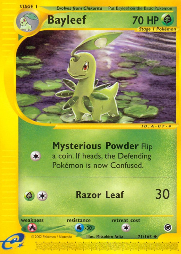 bayleef pokemon card value Bayleef 29/111 Neo Genesis 1st Edition Uncommon Pokemon Card