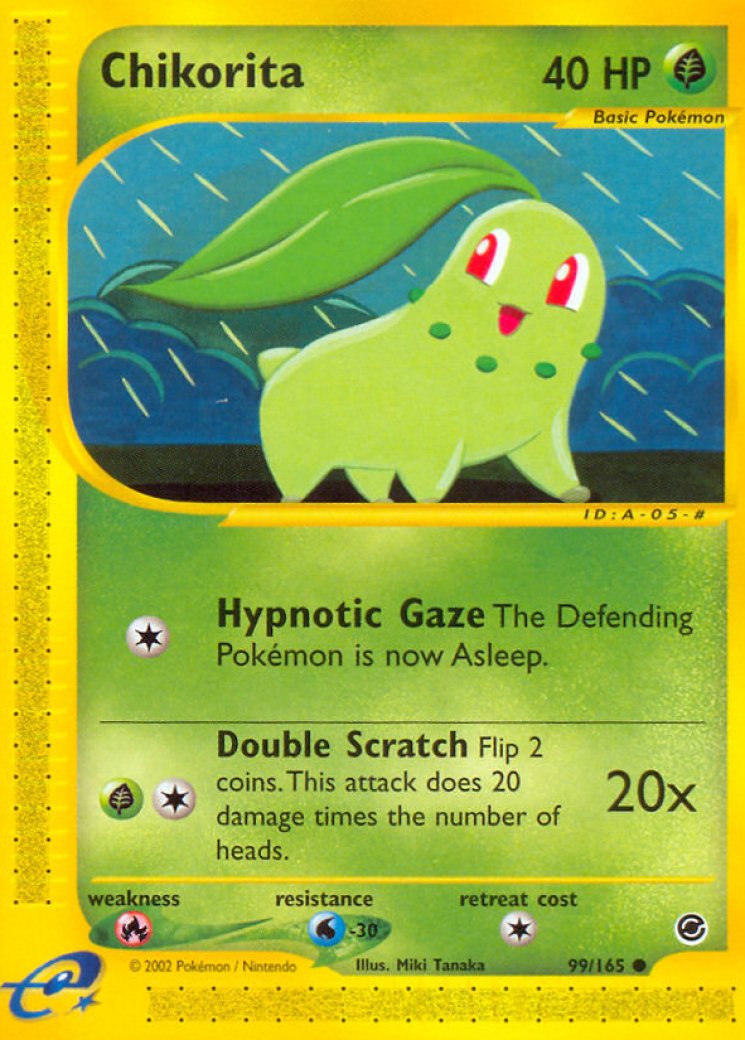 Chikorita (99) 99/165 Price 2026 | Expedition Chikorita (99) 99/165 Price 2026 | Expedition