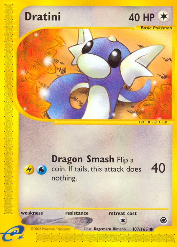 pokemon dratini card value Dratini (62/102) [HeartGold & SoulSilver: Triumphant]
