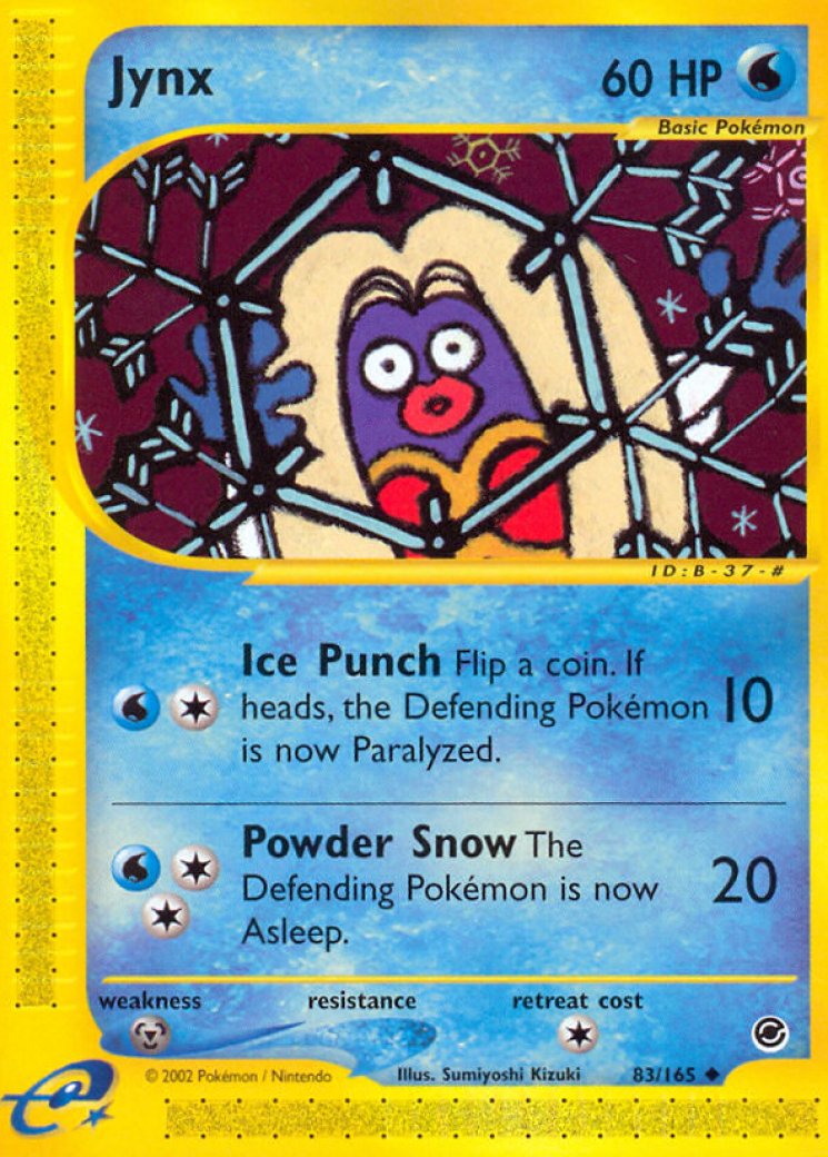 rare jynx pokemon card Amazon.com: Pokemon - Jynx ex 191/165 - Pokemon 151 - Full Art Ultra Rare main image 0