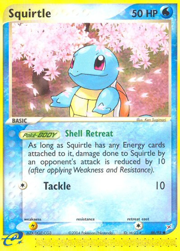 1995 squirtle pokemon card value 68 82 Squirtle 68/82 Team Rocket Common 1st EditionPokemon Card NM main image 1