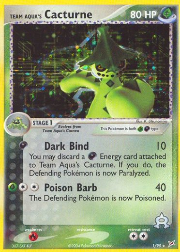 Team Aqua's Cacturne