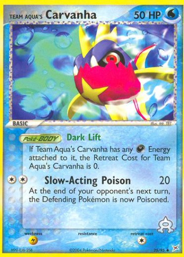 Team Aqua's Carvanha - 25/95