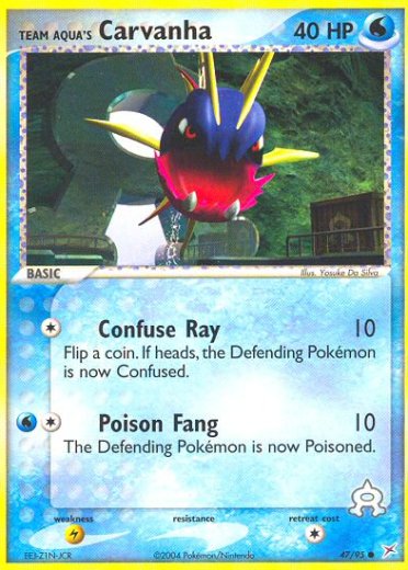 Team Aqua's Carvanha - 47/95
