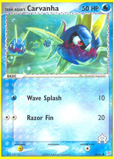 Team Aqua's Carvanha - 48/95