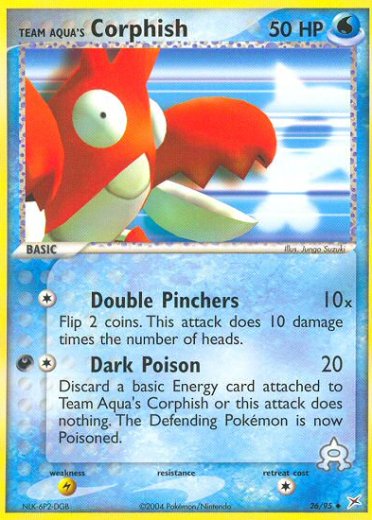 Team Aqua's Corphish - 26/95