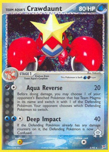 Team Aqua's Crawdaunt - 2/95
