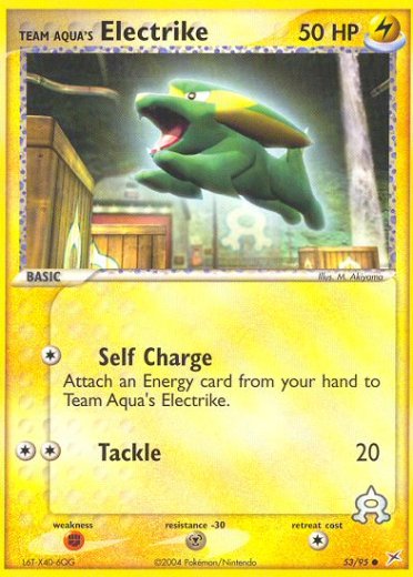 Team Aqua's Electrike - 53/95