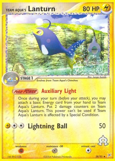 Team Aqua's Lanturn
