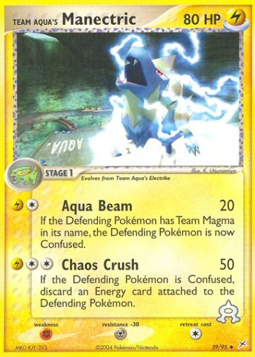 Team Aqua's Manectric - 29/95
