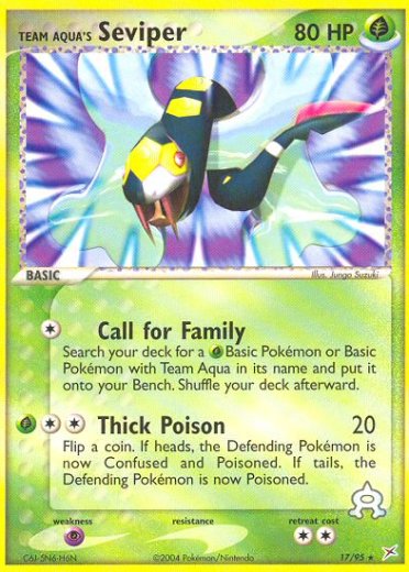 Team Aqua's Seviper