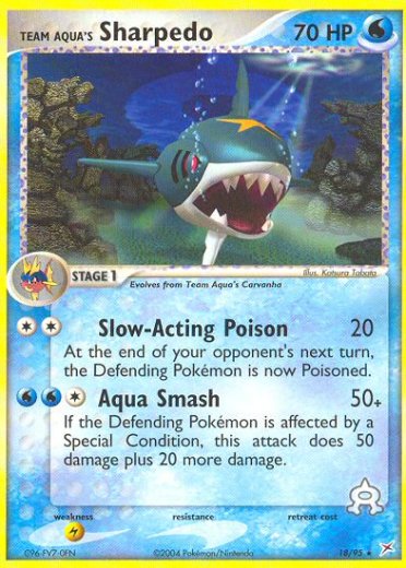Team Aqua's Sharpedo - 18/95