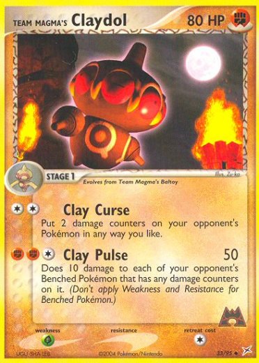 Team Magma's Claydol - 33/95