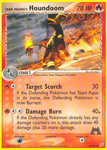 Team Magma's Houndoom - 34/95
