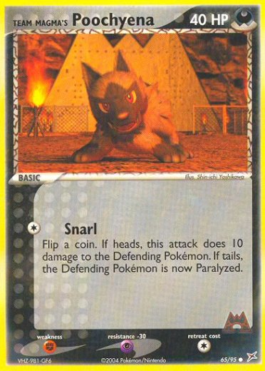 Team Magma's Poochyena - 65/95