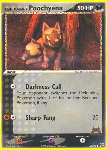 Team Magma's Poochyena - 66/95