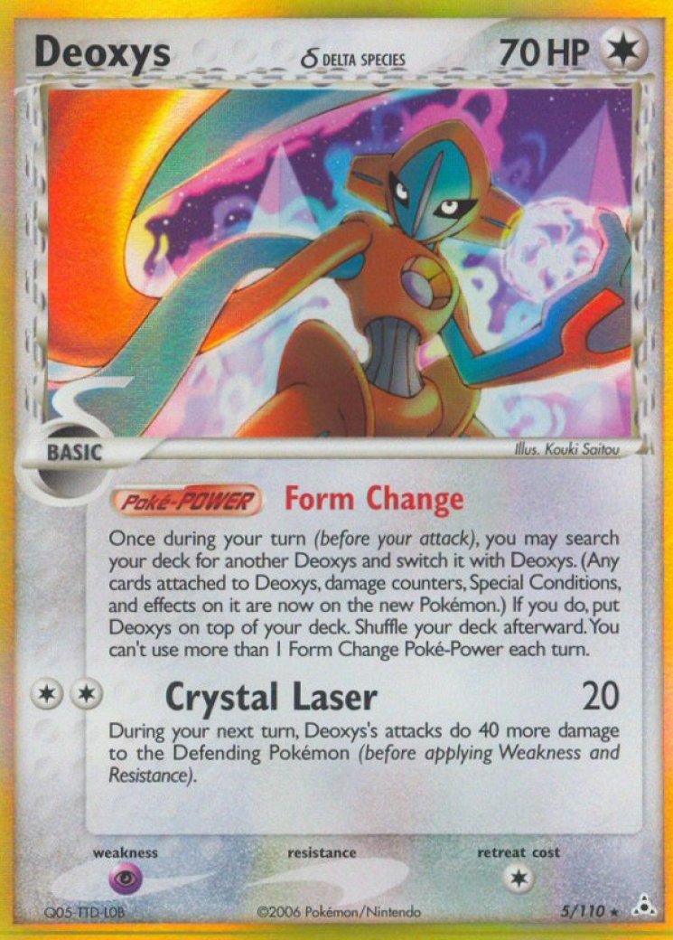 Deoxys (Delta Species - Normal Forme) 5/110 Price 2026 | Holon