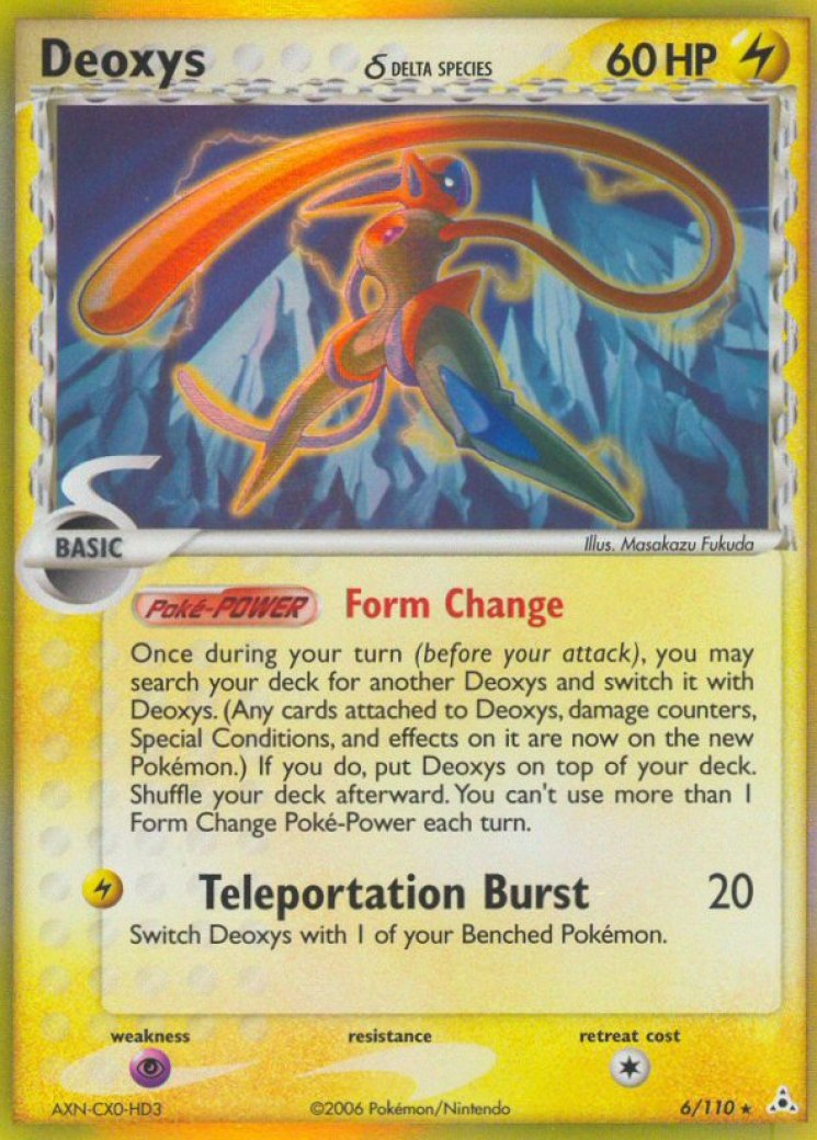 Deoxys (Delta Species - Speed Forme) 6/110 Price 2026 | Holon Phantoms