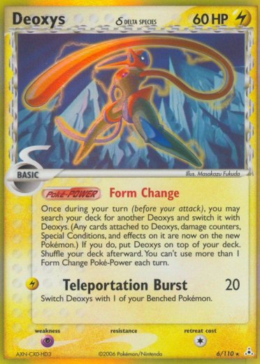 Deoxys (Delta Species - Speed Forme)