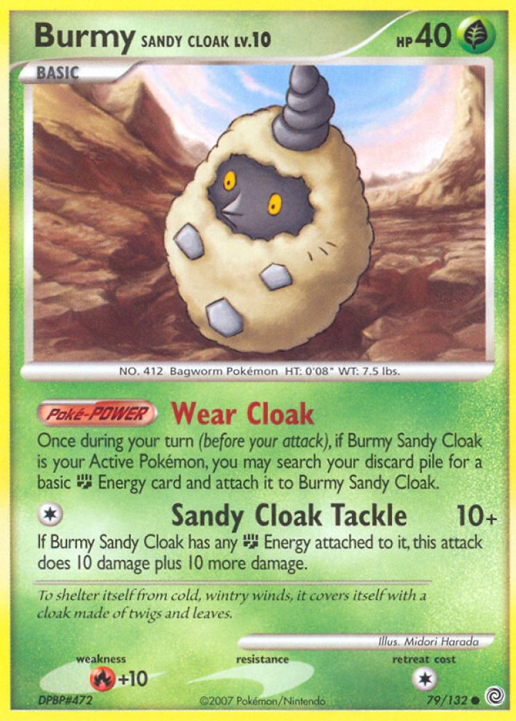 burmy pokemon card - XY - Fates Collide - if Burmy Plant Cloak is your Active Pokemon Burmy [Reverse Holo] #57 Prices
