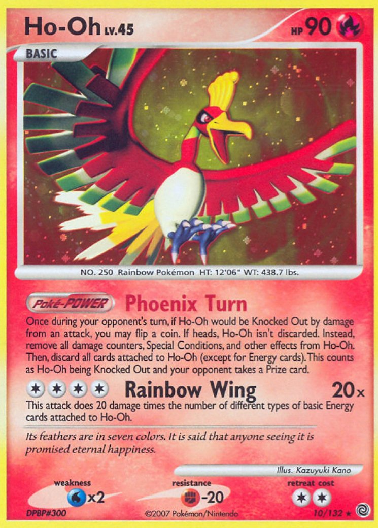 holographic ho oh card value Ho-Oh 10/132 Price 2026