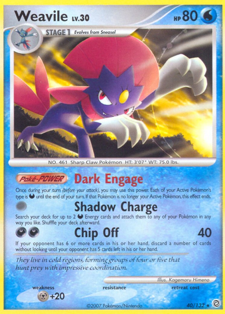 weavile pokemon card value Weavile 40/132 Price 2026