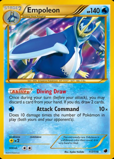Empoleon (117 Secret Rare)