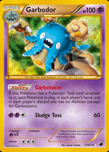 Garbodor (119 Secret Rare)
