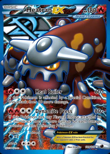 Heatran EX (Team Plasma) (Full Art)