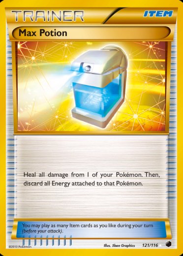 Max Potion (121 Secret Rare)
